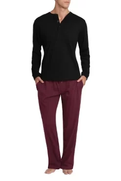 SLEEPHERO Men's Long-Sleeve Knit Pajama Set -Cozy Nights Sales Store GUEST e5a0aec3 35c4 46fa b3ca bbd94d93eda4