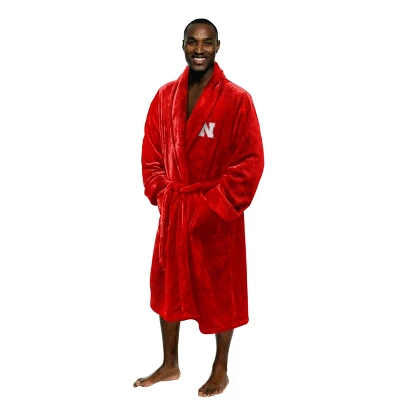 NCAA Nebraska Cornhuskers Silk Touch Bathrobe 1 NCAA Nebraska Cornhuskers Silk Touch Bathrobe