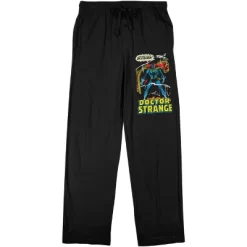 Marvel Comics Presents Dr. Strange Men's Black Sleep Pajama Pants -Cozy Nights Sales Store GUEST e6f2a67e 6778 499e 940e 1bc76f181c48