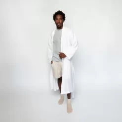 100% French Linen Unisex Bathrobe | BOKSER HOME -Cozy Nights Sales Store GUEST e73d0003 df98 42fa a082 ee01fbb6f311