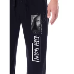 Star Wars Mens' Obi-Wan Kenobi Jedi Knight TV Series Sleep Pajama Pants Black