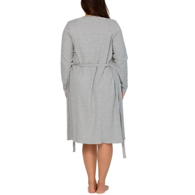 Smart & Sexy Comfort Cotton Rib Cardigan Robe 3 Smart & Sexy Comfort Cotton Rib Cardigan Robe - Image 3
