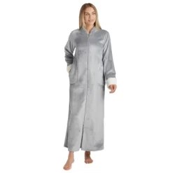 Softies Plush Mandarin Collar Zip Robe 11 Softies Plush Mandarin Collar Zip Robe -Cozy Nights Sales Store GUEST e831e61b 5081 4f55 909e dd4dcef7df0e