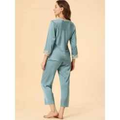 Allegra K Women’s Pajama Sets Sleepwear Soft Night Suit Lounge Sets -Cozy Nights Sales Store GUEST e8ae0f6c 6e85 4c6a 8e9f 1eaefb14a90f