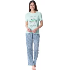 Star Wars Women's The Mandalorian The Child Work Hard Sleep Pajama Set Multicolored -Cozy Nights Sales Store GUEST e9e0193e acbb 49f0 83be 0623e2fb036d