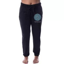 Supernatural Womens' Join The Hunt Devil's Trap Sleep Jogger Pajama Pants Black -Cozy Nights Sales Store GUEST ea244255 8045 4e40 9daf 461b0609ccf6