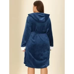 Agnes Orinda Women's Plus Size Nightgown Faux Fur Robe Fleece Hood Warm Plush Flannel Robe -Cozy Nights Sales Store GUEST eb873d4d 19bd 48b5 8dc3 4b9a895622a2