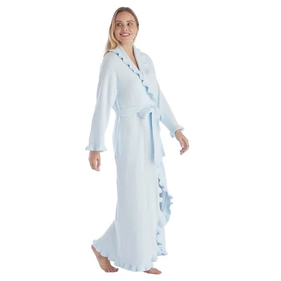Softies 51" Ruffle Chenille Robe 1 Softies 51" Ruffle Chenille Robe