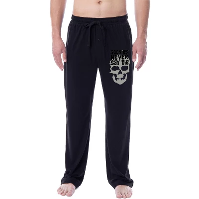 The Goonies Mens' Movie Film Never Say Die Skull Sleep Pajama Pants Black 3 The Goonies Mens' Movie Film Never Say Die Skull Sleep Pajama Pants Black - Image 3