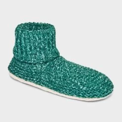 Women's Marled Knit Faux Shearling Lined Booties With Grippers - Stars Above™ 4-10 -Cozy Nights Sales Store GUEST ed8f48f9 3c94 4bbf 984d c9dfd217af91