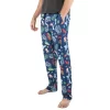 CHRISTMAS VACATION Logo All Over Print Mens Pajama Sleep Pants Loungewear