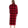 Women's Zip Up Fleece Robe, Soft Warm Plush Oversized Zipper Bathrobe