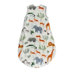 Loulou Lollipop Muslin Sleep Sack Wearable Blanket - Safari Jungle 12-24 Months