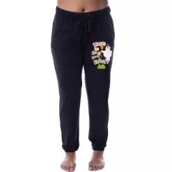 Frosty The Snowman Womens' Winter's No Fun Sleep Jogger Pajama Pants Black -Cozy Nights Sales Store GUEST efae7bb3 3666 4a4e ba5d bc0a4d6259c4