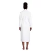 Lands' End Women's Cotton Terry Long Spa Bath Robe