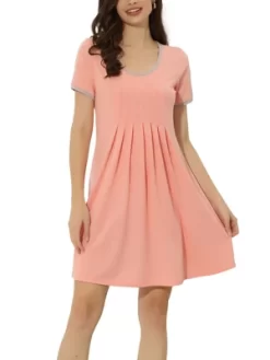 Cheibear Womens Sleepwear Lounge Dress Summer Pajama Nightgown -Cozy Nights Sales Store GUEST f11fd0c0 46fc 4773 bd6c f5928f4ae1f1