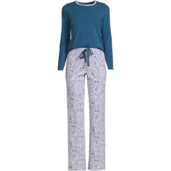 Lands' End Women's Tall Knit Pajama Set Long Sleeve T-Shirt And Pants 25 Lands' End Women's Tall Knit Pajama Set Long Sleeve T-Shirt And Pants -Cozy Nights Sales Store GUEST f13bc1b2 fa0e 4815 a729 818e9057202b