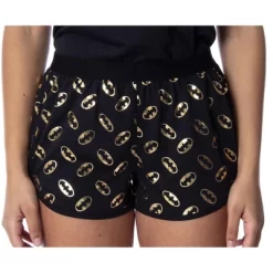 DC Comics Women's Batman Gold Foil Logo Racerback Tank Shorts Pajama Set Batman Logo -Cozy Nights Sales Store GUEST f1a26c35 51e1 44af 9cb0 29a85cacd3b1