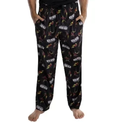 Marvel Men's Iron Man Retro Allover Print Loungewear Pajama Pants Black -Cozy Nights Sales Store GUEST f1b1cc37 8e35 4846 ab52 57c9b160f0f2