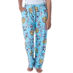 Animaniacs Womens' Wakko Yakko Dot Pinky And The Brain Sleep Pajama Pants Blue -Cozy Nights Sales Store GUEST f2b13ce9 e340 4fae a42b 6eb33f9c590d