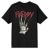 A Nightmare On Elm Street Freddy Claws Men's Short Sleeve Shirt & Sleep Shorts Set