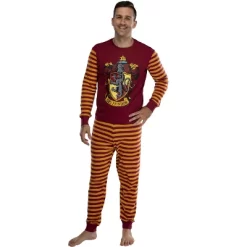Harry Potter Hogwart's House Crest Tight Fit Adult Cotton Pajama Set -Cozy Nights Sales Store GUEST f31a050d e7aa 4fa6 9cb2 8f7e2bc84ebf
