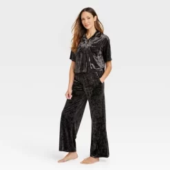 Women's Luxe Velour Pajama Set - Stars Above™ -Cozy Nights Sales Store GUEST f5079f7d a140 4f23 99a4 19f1af6e336f