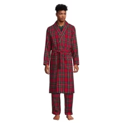 Lands' End Men's Flannel Robe -Cozy Nights Sales Store GUEST f50ad332 a3c9 44a1 9a78 f45e463aa665