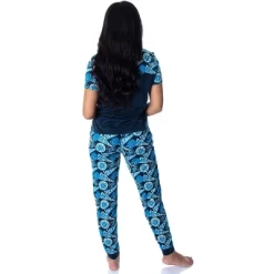 Disney Women's Monsters Inc. Monsters University 2 Piece Jogger Pajama Set Blue -Cozy Nights Sales Store GUEST f56eb89f ac13 4b55 b52f 7ea5baa15adf