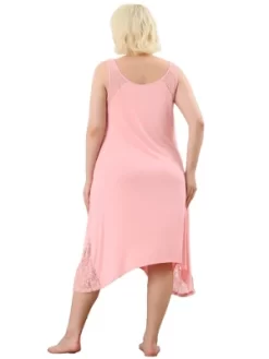 Agnes Orinda Plus Size Women Nightgown Chemise Sleepwear Full Slip Lace Nightwear -Cozy Nights Sales Store GUEST f59ad857 f2ea 4e27 9f34 8fc5d9cc30d9