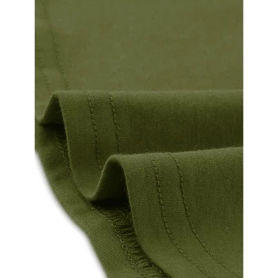 Cheibear Women's V Neck Short Sleeve Long Nightgown Lounge Dress With Pocket 4 Cheibear Women's V Neck Short Sleeve Long Nightgown Lounge Dress With Pocket - Image 4