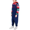 Chucky Men's Cosplay Hooded Kigurumi Halloween Union Suit With Zipper Pull