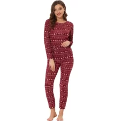 Cheibear Womens Sleepwear Pajama Long Sleeve Winter Nightwear Christmas Pj Elk Lounge Set 10 Cheibear Womens Sleepwear Pajama Long Sleeve Winter Nightwear Christmas Pj Elk Lounge Set -Cozy Nights Sales Store GUEST f63b57b3 dea9 4517 8d7a 5095423fa3f5