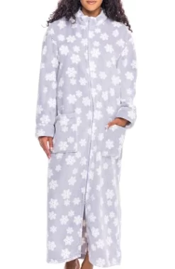 Women's Zip Up Fleece Robe, Soft Warm Plush Oversized Zipper Bathrobe -Cozy Nights Sales Store GUEST f687a51e c1fb 41d0 a542 74c3859f0764