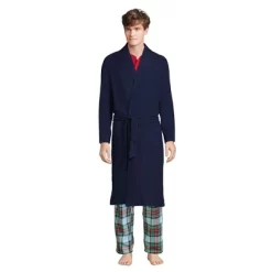 Lands' End Men's Flannel Robe -Cozy Nights Sales Store GUEST f715f5de e023 4d05 9481 6d06de1bd58b