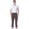KISS Men's Allover Band Member Print Adult Loungewear Sleep Pajama Pants Black