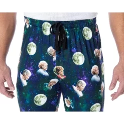 Golden Girls Men's 4 Character Moon Allover Sleep Lounge Pajama Pants