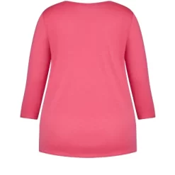 Women's Plus Size Cold Outside Sleep Top - Pink | AVENUE -Cozy Nights Sales Store GUEST f94ab54d 5f85 4f34 ae40 85d89c6059e0