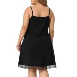 Agnes Orinda Women's Plus Size V Neck Spaghetti Strap Adjustable Mesh Panel Hem Sleeveles Lace Trim Nightgown 7 Agnes Orinda Women's Plus Size V Neck Spaghetti Strap Adjustable Mesh Panel Hem Sleeveles Lace Trim Nightgown -Cozy Nights Sales Store GUEST f9a9bd0f 6873 4031 93cc 46dbb4dfdbd2