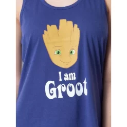 Marvel Womens' I Am Groot Guardians Of The Galaxy Pajama Set Short Tank Top Multicolored -Cozy Nights Sales Store GUEST f9ecbfc2 b600 4ed5 9932 3380bdce055e