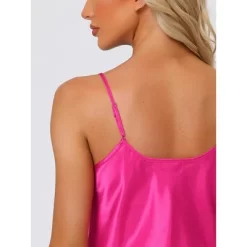 Cheibear Women's Satin Nightgown Lounge Sleepwear Cami Dress With Tassel Pajama Dress 9 Cheibear Women's Satin Nightgown Lounge Sleepwear Cami Dress With Tassel Pajama Dress -Cozy Nights Sales Store GUEST fa36b1c7 b574 49ef 8634 dc27a0726018