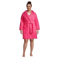 Lands' End Women's High Pile Fleece Hooded Robe -Cozy Nights Sales Store GUEST fadf0748 86bd 4858 bcdc 1998f7193f34