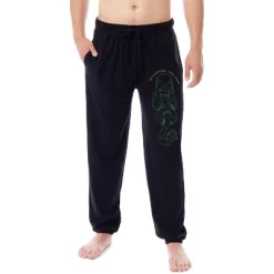 Harry Potter Mens' Death Eaters Dark Mark Sleep Jogger Pajama Pants Black -Cozy Nights Sales Store GUEST fb029dcd fca2 4f83 8293 38d42d6eec1f