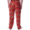 Elf The Movie Men's Cotton Headed Ninny Muggins Loungewear Pajama Pants Red