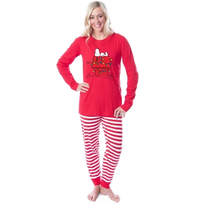 Peanuts Christmas Tight Fit Cotton Matching Family Pajama Set 2 Peanuts Christmas Tight Fit Cotton Matching Family Pajama Set - Image 2