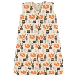 Hudson Baby Infant Boy Cotton Sleeveless Wearable Sleeping Bag, Sack, Blanket, Forest