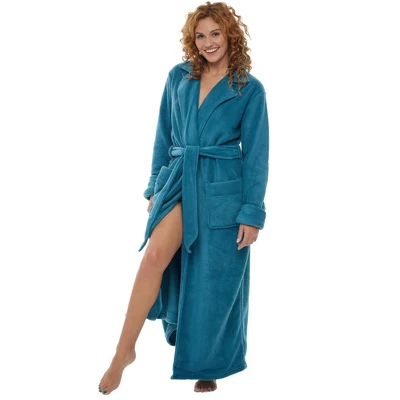 Women's Country Ranch Robe, Durable Warm No Pill Fleece, Anti Pill Winter Bathrobe, House Coat 8 Women's Country Ranch Robe, Durable Warm No Pill Fleece, Anti Pill Winter Bathrobe, House Coat - Image 8