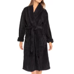 Women's Fuzzy Plush Fleece Winter Robe, Warm Soft Bathrobe For Her -Cozy Nights Sales Store GUEST fcc0350d 6e73 401f a314 7ec4741a67e5