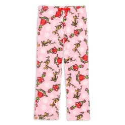 Dr. Seuss Womens' The Grinch And Max Snowflake Fleece Plush Pajama Pants -Cozy Nights Sales Store GUEST fcc6aba7 f016 4150 bb91 949b6ea3d0a2