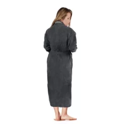 All-Season Unisex Cotton Terry Lounge Bathrobe With Embroidery By Blue Nile Mills -Cozy Nights Sales Store GUEST fcf10017 7574 4fc1 9378 38f726fb85ea
